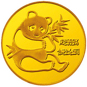 1982版熊猫金质7.087克图片