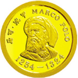 马可·波罗金质1克图片