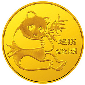 1982版熊猫金质31.104克图片