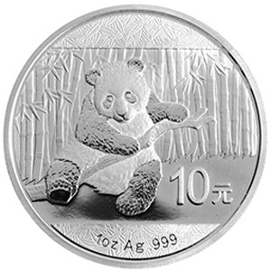 2014版熊猫银质10元图片