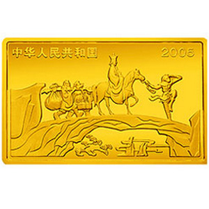 古典文学名著西游记长方形彩色第3组金质图片