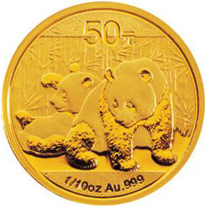 2010版熊猫金质50元图片