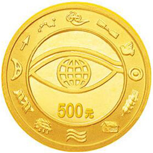 千年纪念金质500元图片