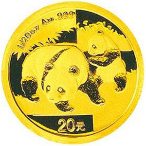 2008版熊猫金质20元图片