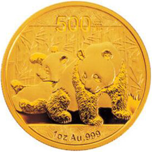 2010版熊猫金质500元图片