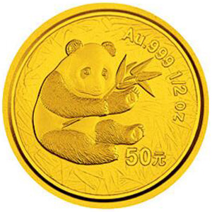 2000版熊猫金质50元图片
