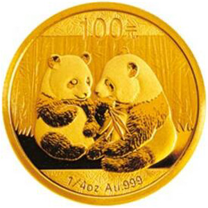 2009版熊猫金质100元图片