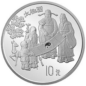 中国古代科技发明发现第2组银质10元图片