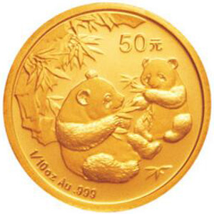 2006版熊猫金质50元图片