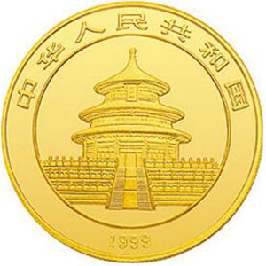 1999版熊猫金质50元图片