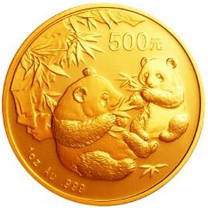 2006版熊猫金质500元图片